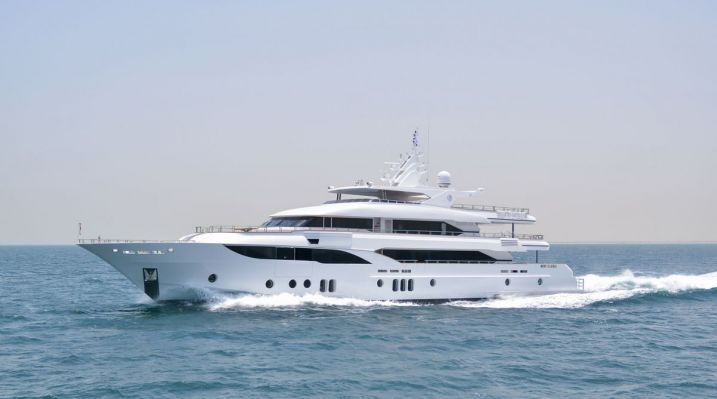 Majesty Yacht 155, что была построена на верфи Gulf Craft (ОАЭ)
